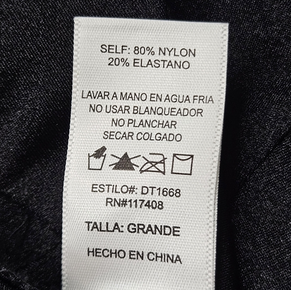 Black Bustier Top L - Picture 5 of 7